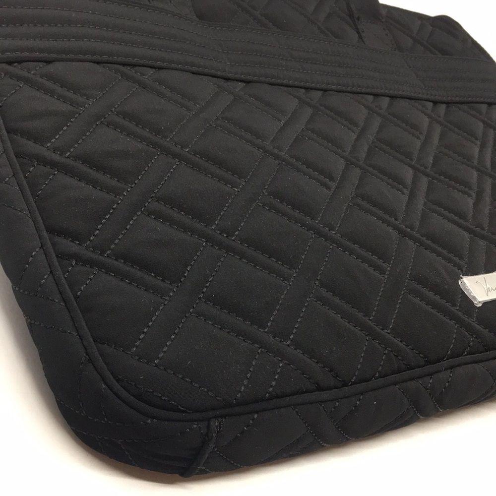 Vera Bradley Black Quilted Laptop Bag - Picture 14 of 15
